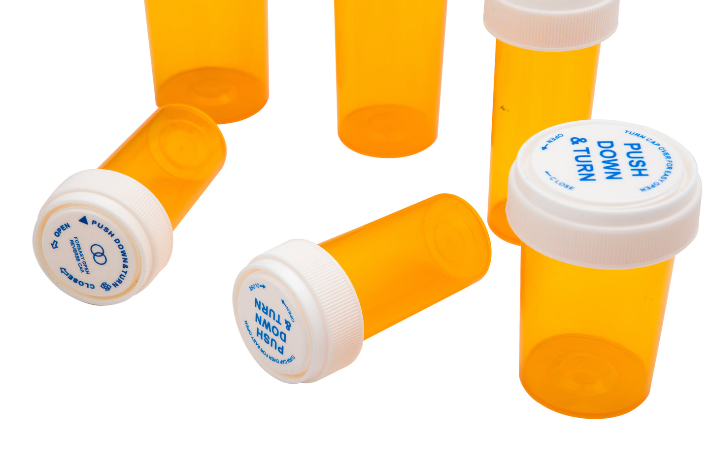 Push Down Lock - Reversal Cap Vial