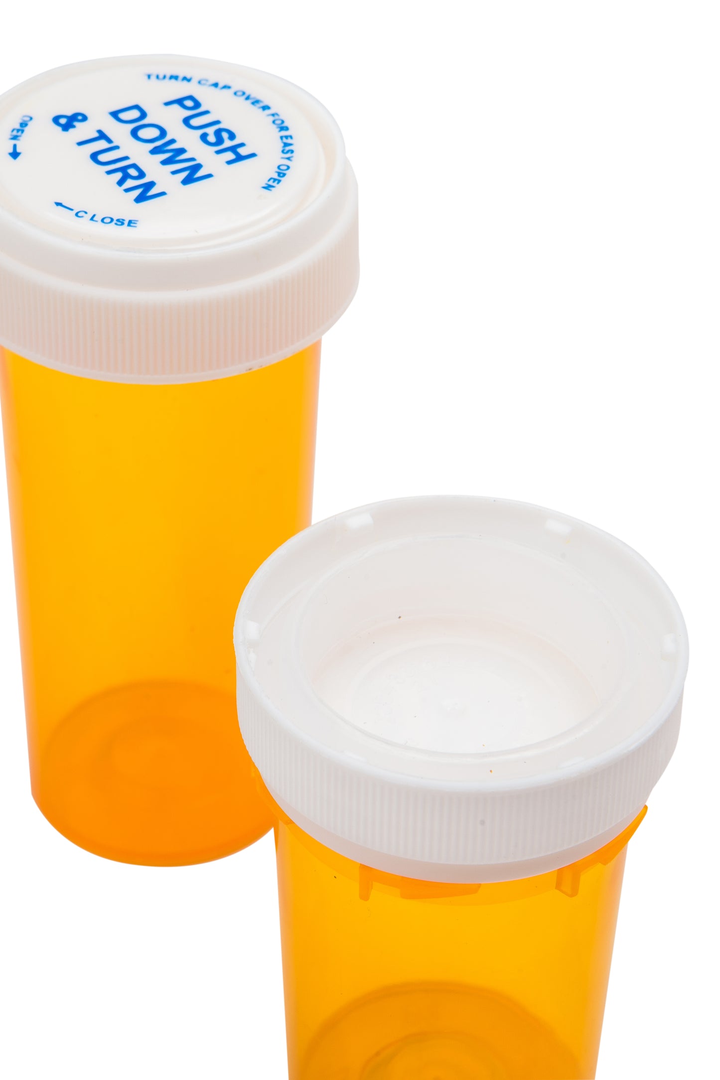 Push Down Lock - Reversal Cap Vial
