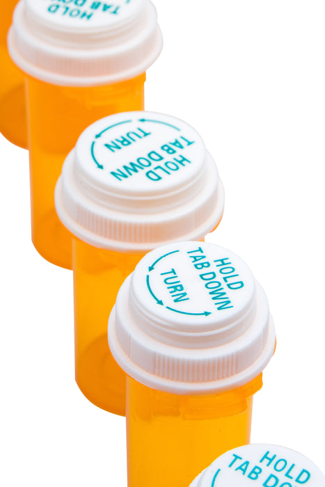 Thumb-Click Vials with Reversible Bottle