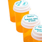 Thumb-Click Vials with Reversible Bottle